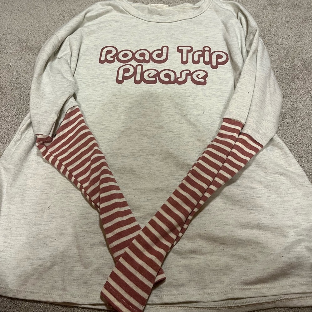 Road trip long sleeve shirt